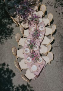 Spring Reception Inspiration, Serpentine Tablescape, drone and digial by Jenn Justice Photography