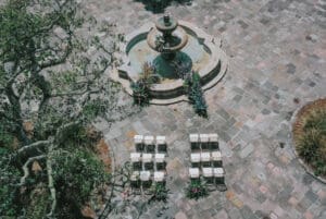 Spring Reception Inspiration, Serpentine Tablescape, drone and digial by Jenn Justice Photography