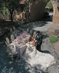 Spring Reception Inspiration, Serpentine Tablescape, drone and digial by Jenn Justice Photography